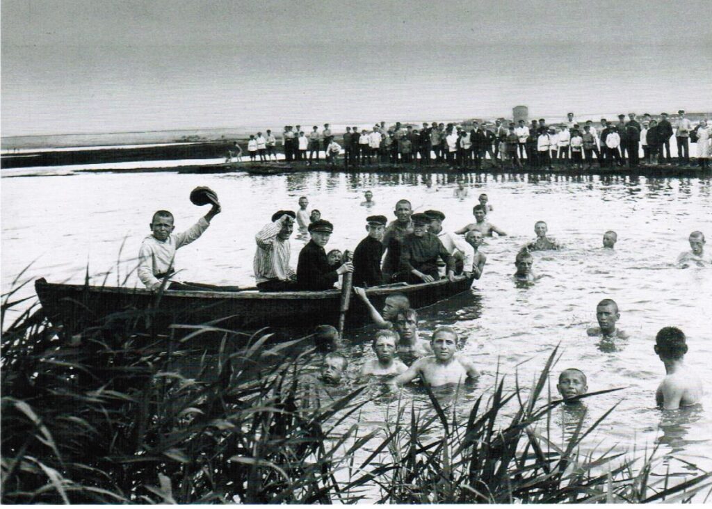 Badevergnügen am Steppenfluss