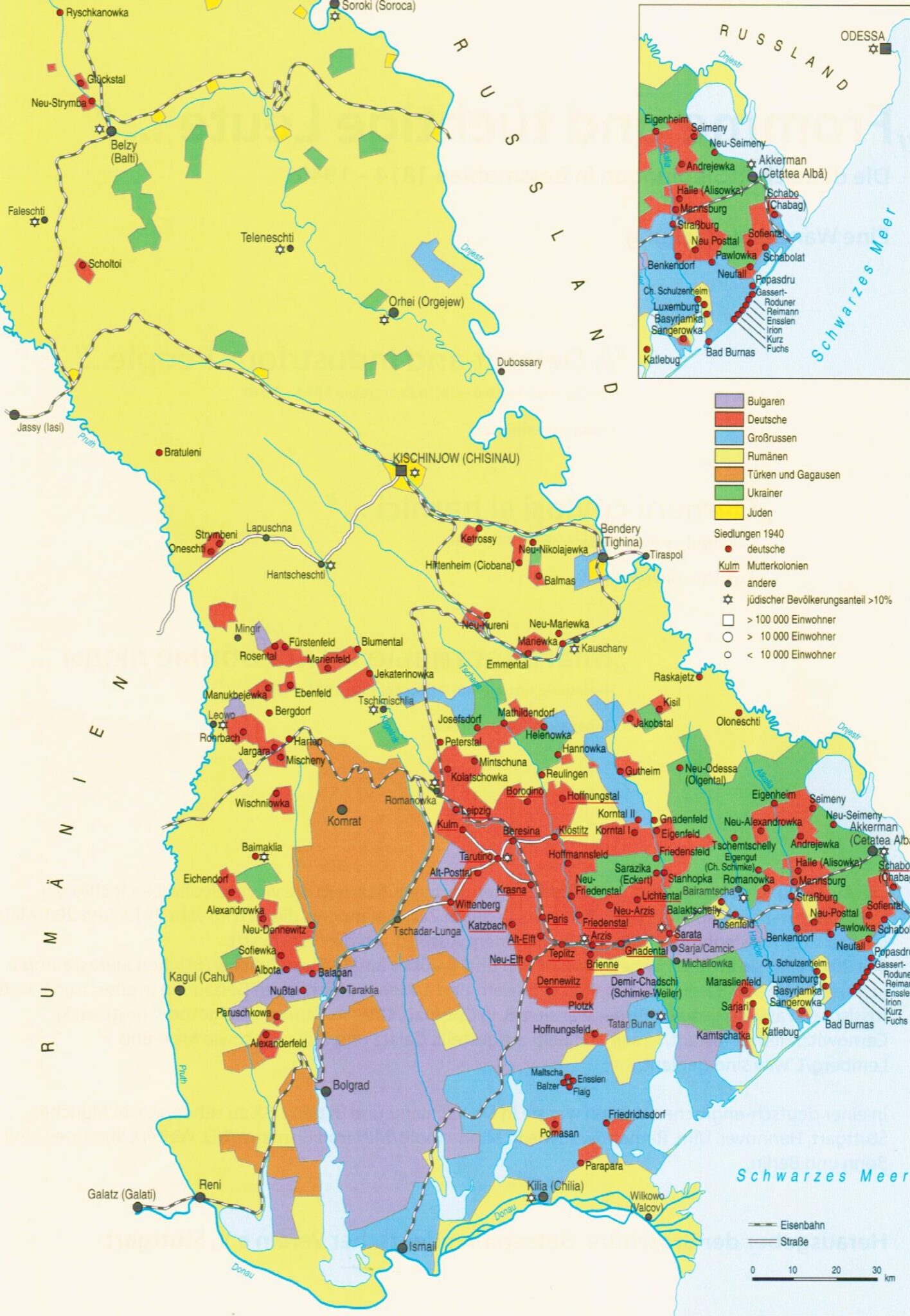 B e s s a r a b i e n Schwarzmeer und Russlanddeutsche Bessarabien