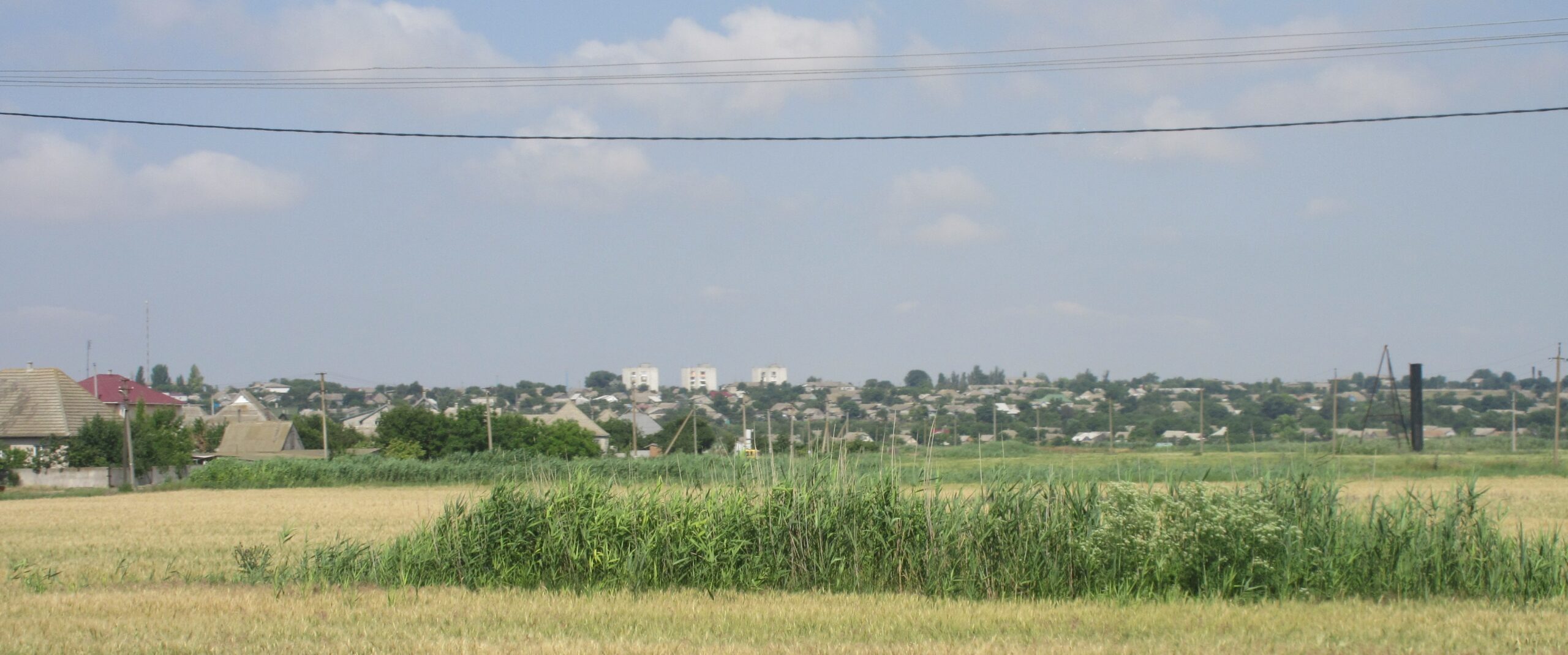 Landschaft Bessarabien, Blick auf Arzis